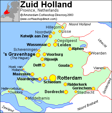 Map Of Holland. map south holland